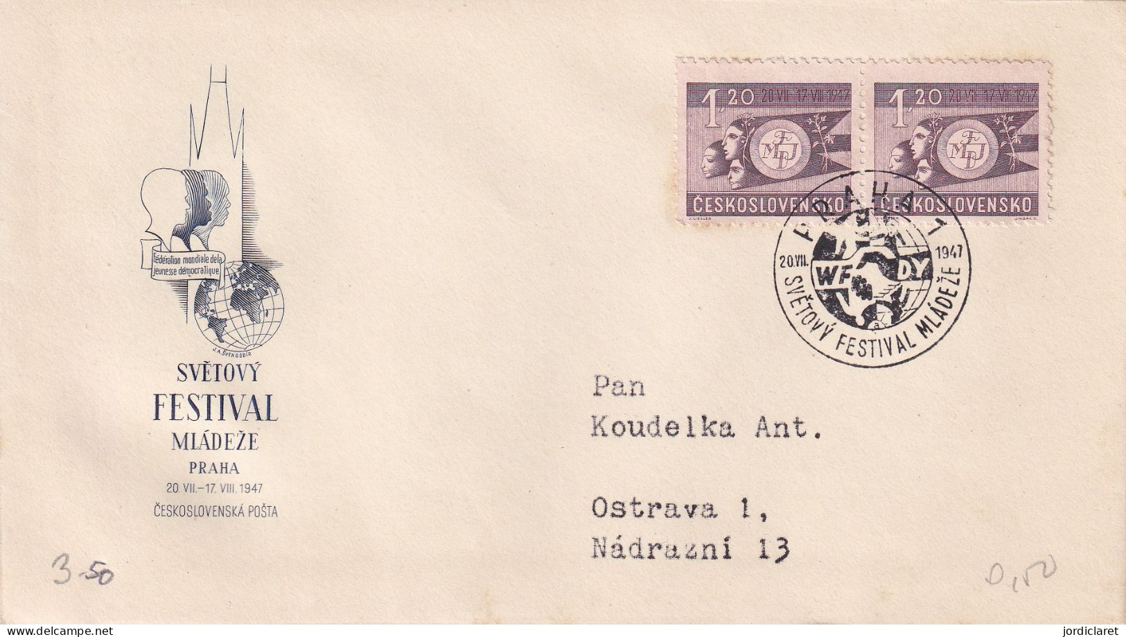 FDC 1947 - FDC