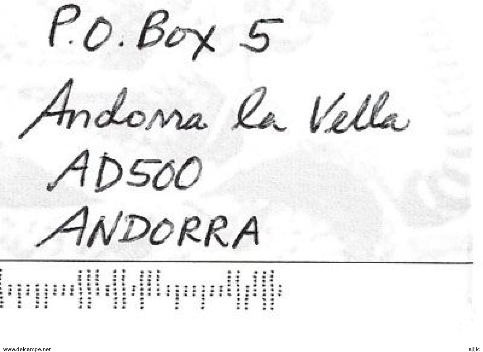 WILDLIFE OF THE SOUTHWEST DESERT, NEW-MEXICO, Postcard Sent To Andorra (Principality) - Sonstige & Ohne Zuordnung