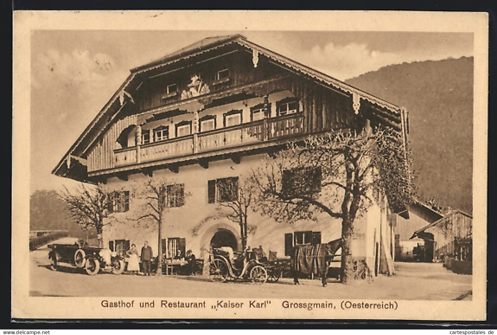 AK Grossgmain, Gasthaus & Restaurant Kaiser Karl  - Altri & Non Classificati