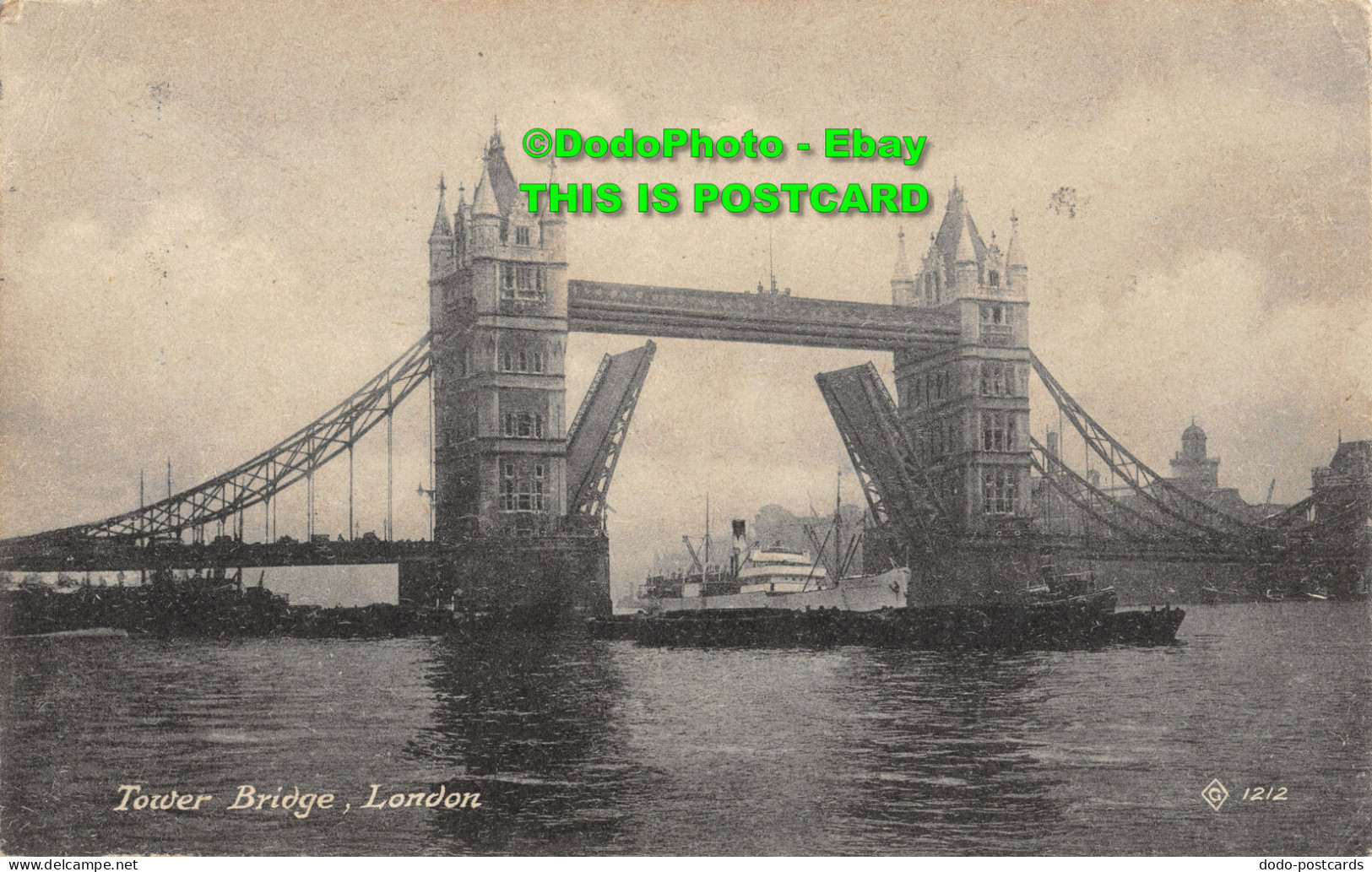 R357560 Tower Bridge. London. 1212. Warren And Ault. 1917 - Otros & Sin Clasificación