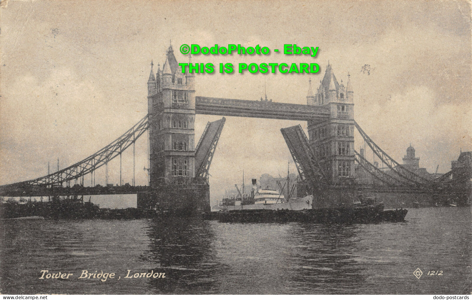 R357560 Tower Bridge. London. 1212. Warren And Ault. 1917 - Other & Unclassified