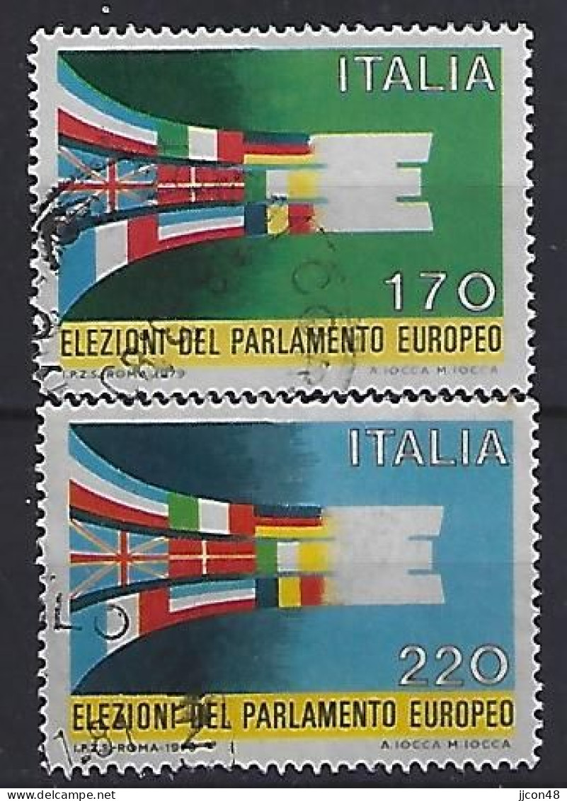 Italy 1979  Erste Direktwahlen Zum Europaischen Parlament (o) Mi.1659-1660 - 1971-80: Gebraucht