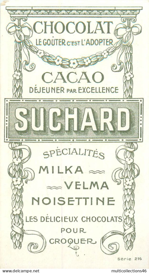 110524 - CHROMO CHOCOLAT SUCHARD - Régionalisme - BRETAGNE Le Biniou - Chanson - Suchard