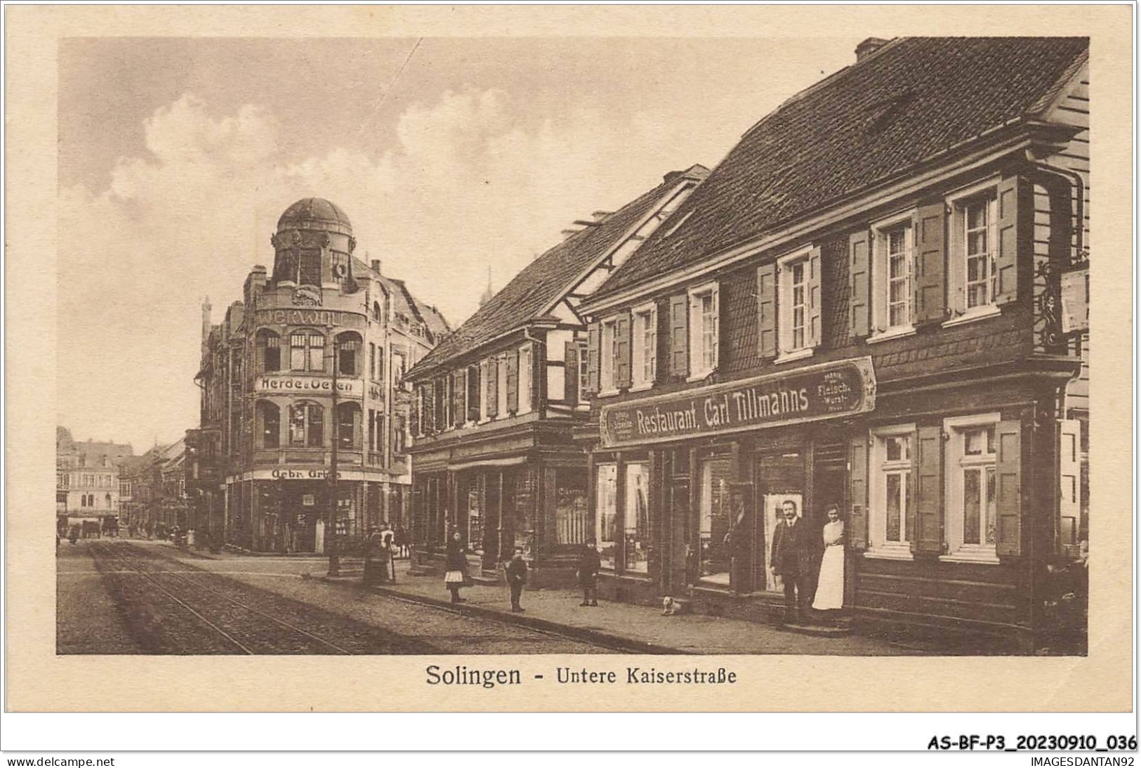 AS#BFP3-0985 - Allemagne - SOLINGEN - Untere Kaiserstrasse - Restaurant C. Tillmanns - Sonstige & Ohne Zuordnung