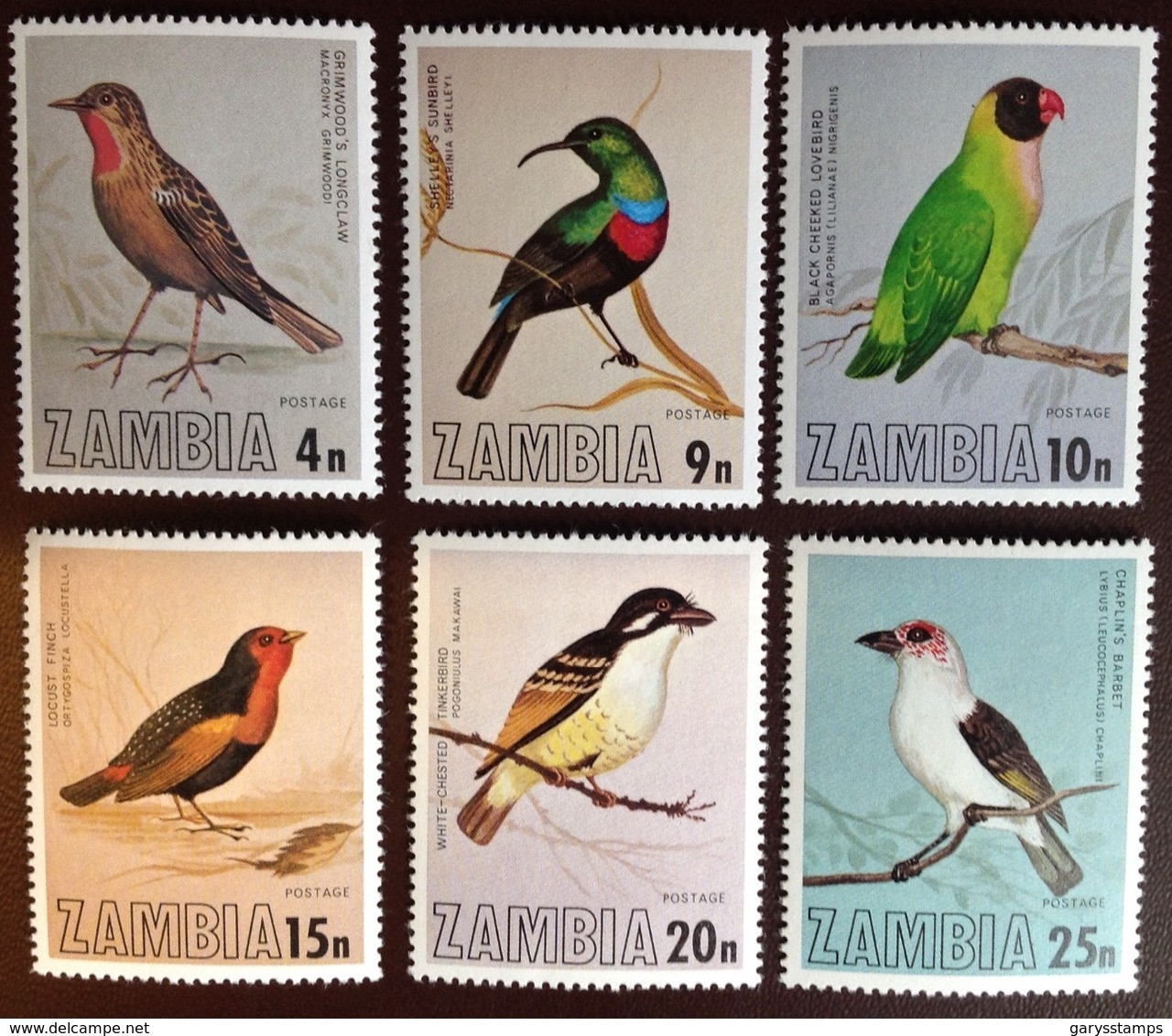 Zambia 1977 Birds MNH - Other & Unclassified