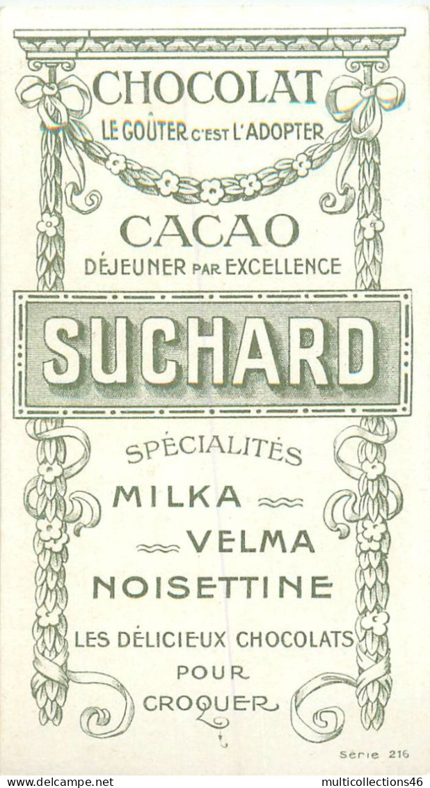 110524 - CHROMO CHOCOLAT SUCHARD - Régionalisme - BOURBONNAIS C'est Aujourd'hui La Foire - Chanson Cochon - Suchard