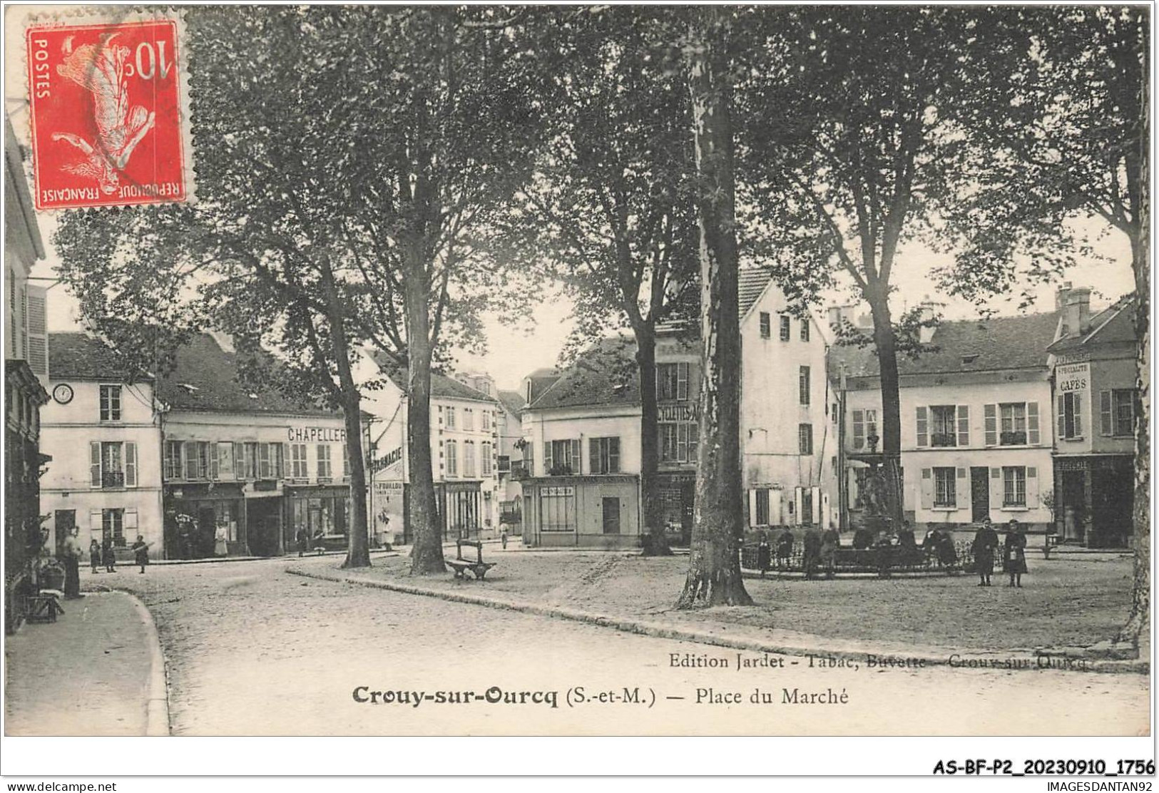 AS#BFP2-77-0879 - CROUY-SUR-OURCQ - Place Du Marché - Other & Unclassified
