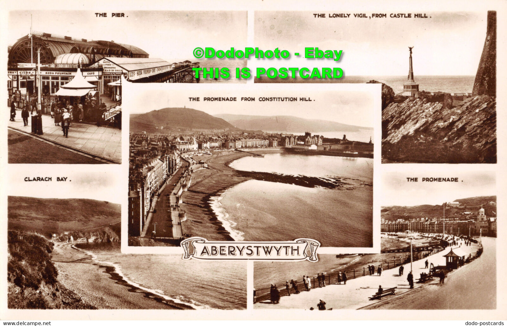 R357685 Aberystwyth. Dennis. RP. Multi View - Monde