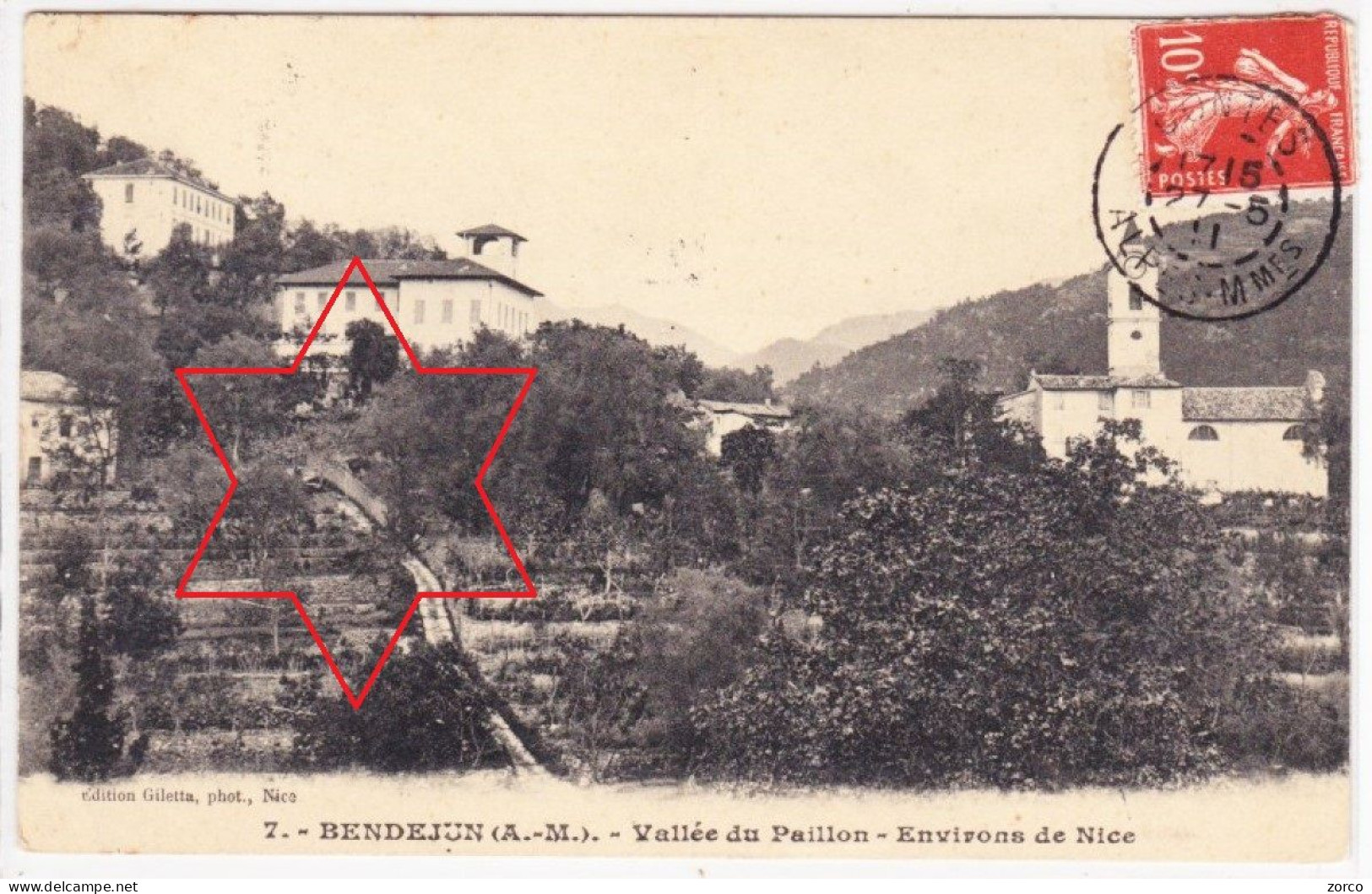 BENDEJUN.  Vallée Du Paillon - (Eglise Notre-Dame Du Rosaire). - Autres & Non Classés