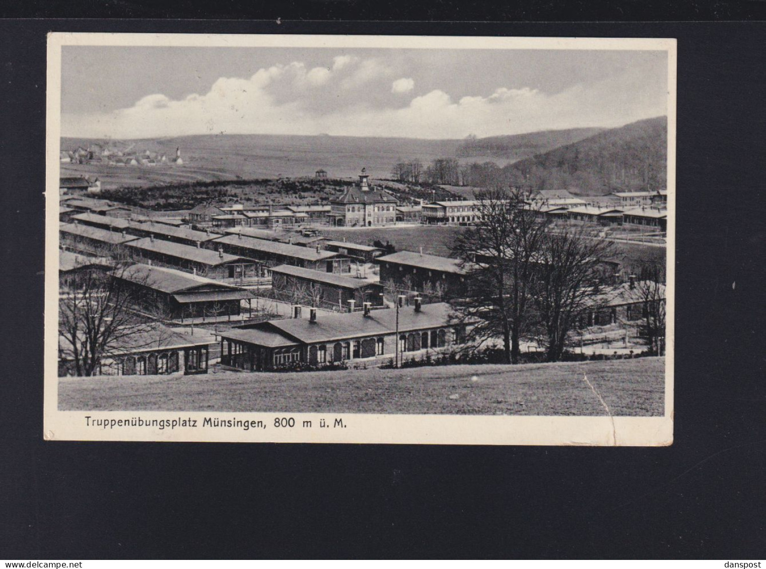 Dt. Reich AK Truppenübungsplatz Münsingen 1939 Gelaufen - Muensingen