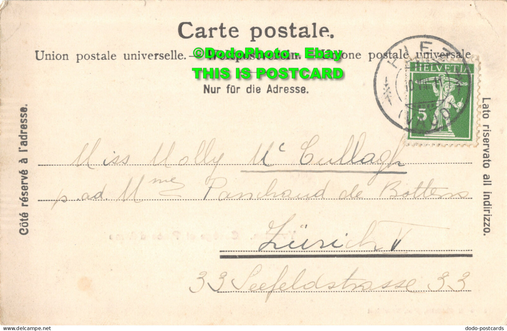 R357743 Yverdon. College Et Place DArme. 319c. E. Chiffelle - Monde