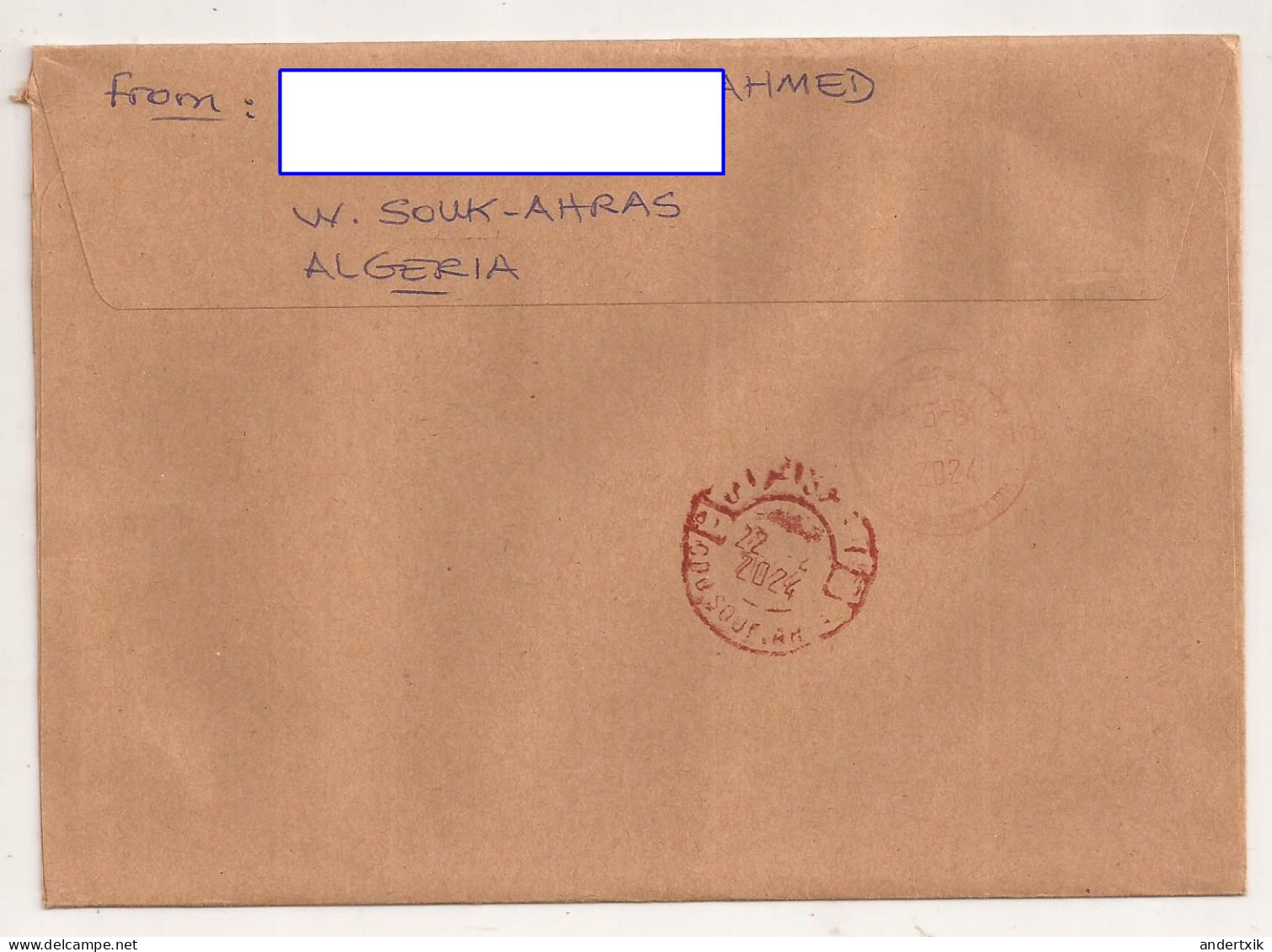 Argelia, Sobre RECOMMANDEE, 2024 - Algeria (1962-...)