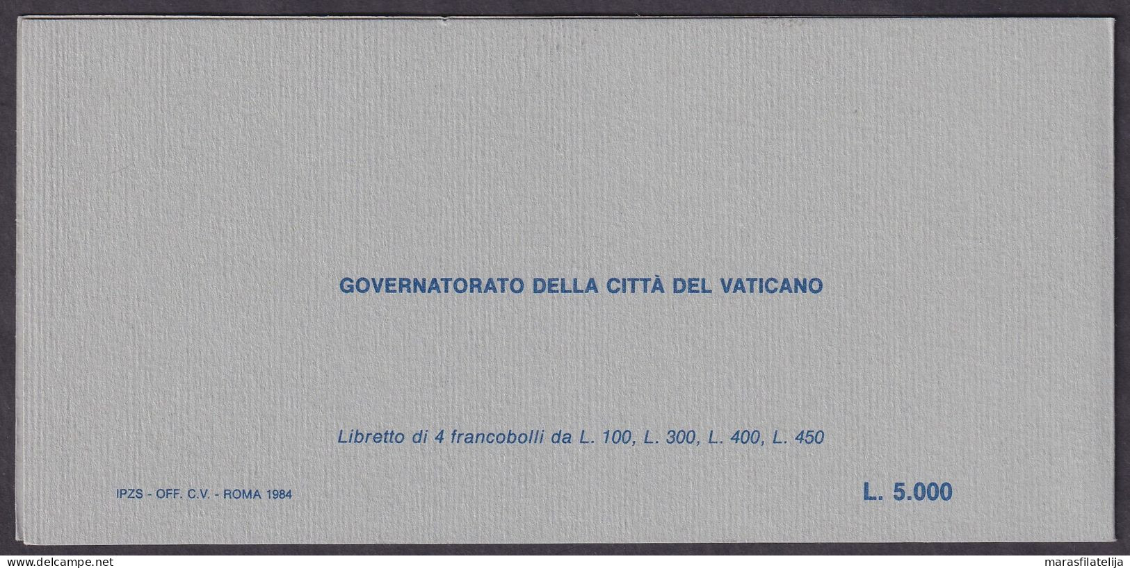 Vatican, 1985, Pope Paul John II, The Pope's Travels, Stamps Booklet - Otros & Sin Clasificación