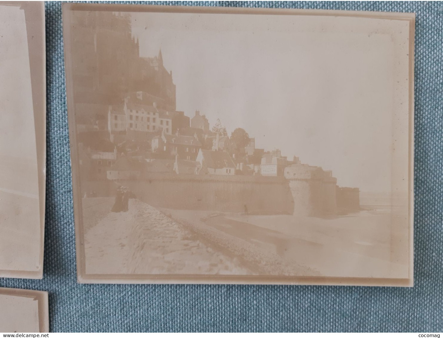 50 LE MONT SAINT MICHEL Lot 6 Photos Originales 31 Aout 1901 12.78 X 10 Cm - Europe