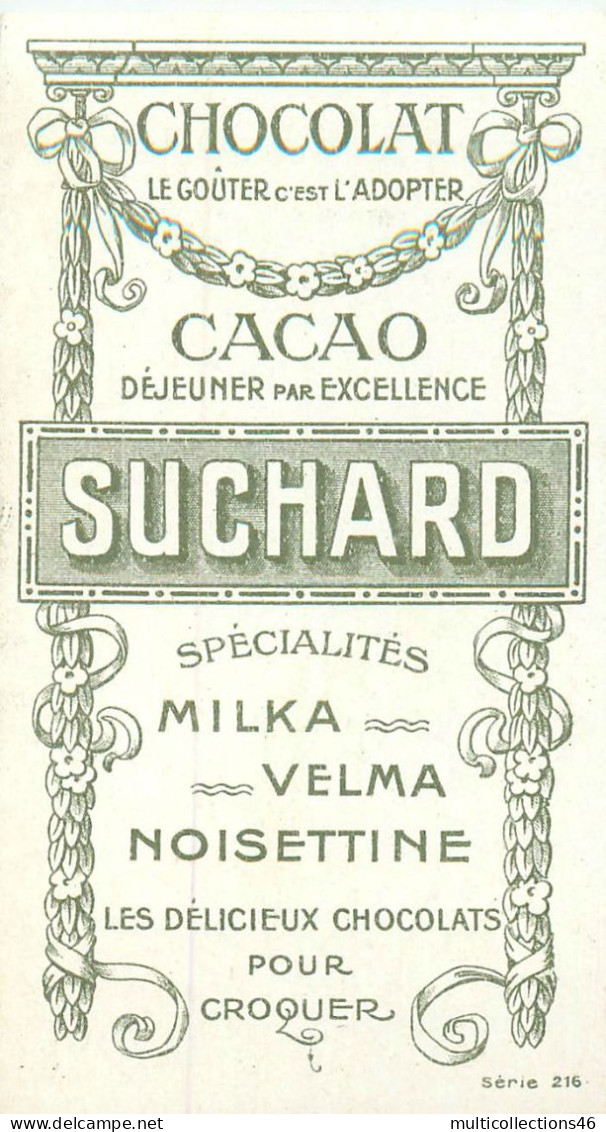 110524 - CHROMO CACAO SUCHARD - Régionalisme - ARTOIS La Fête à Sainte Anne - Chanson Danse Port Marin - Suchard