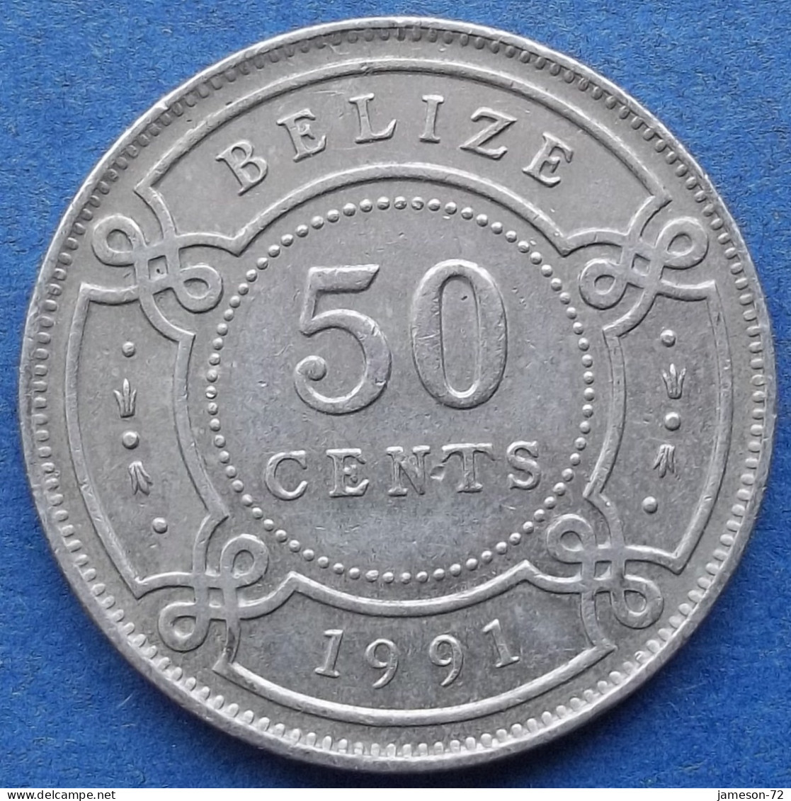 BELIZE - 50 Cents 1991 KM# 37 Independent Since 1973 - Edelweiss Coins - Belize