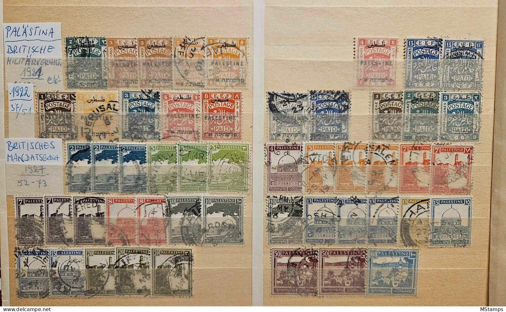 Palestine Stamp Lot - Palestina