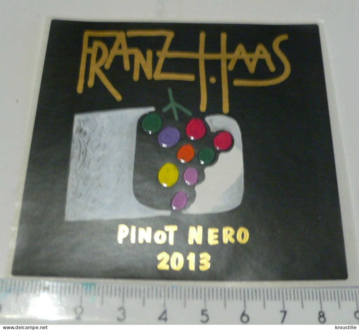 FRANZ HAAS - PINOT NERO 2013 (ITALIE) : ETIQUETTE NEUVE - Other & Unclassified