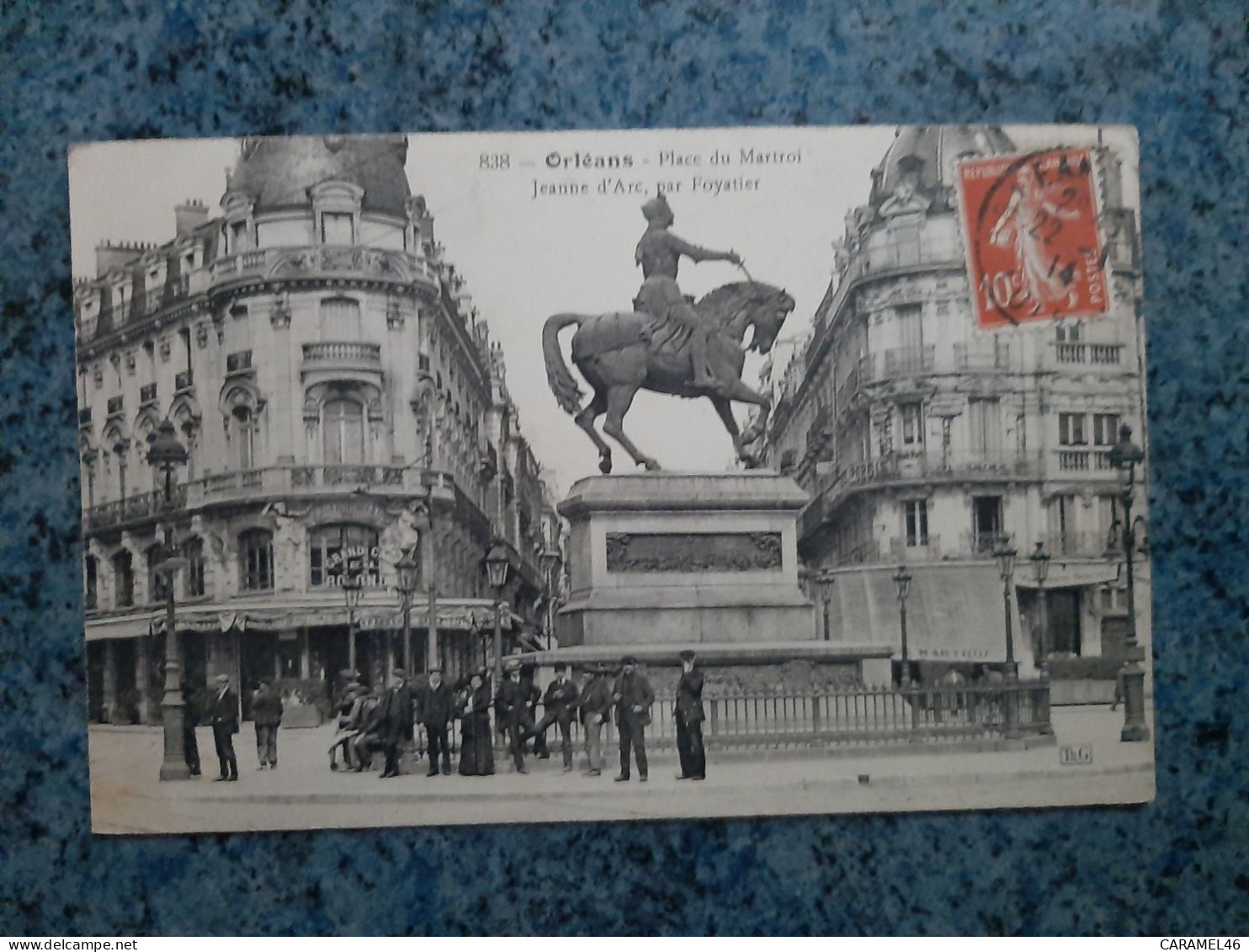 CPA -  838 - ORLEANS  -  PLACE DU MARTROI  -  JEANNE D' ARC PAR FOYATIER - Orleans