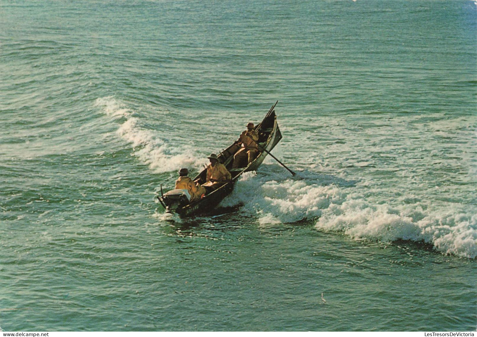 FRANCE - Martinique - Grand'Rivière - Gommier Rentrant De La Pêche - Animé - La Mer - Barque - Carte Postale - Autres & Non Classés