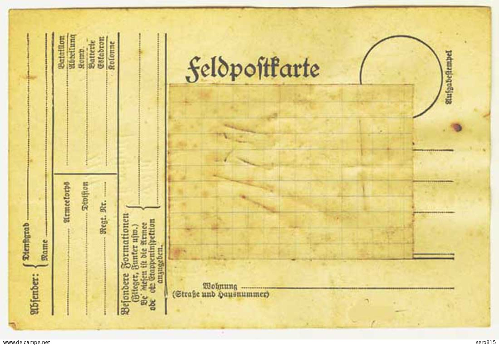 AK WW1 1917 Stochod Selbst Gemachte Grusskarte   (2896 - Otros & Sin Clasificación