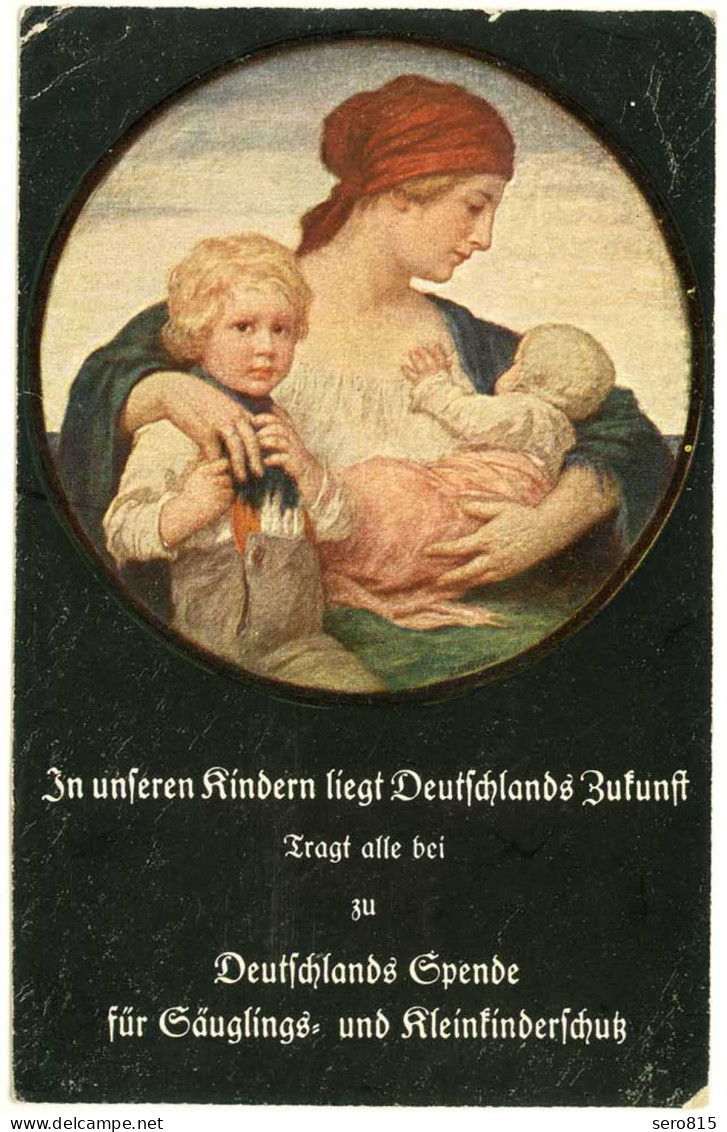 AK Deutschlands Spende Säuglings- + Kinderschutz Bayern 1910  (2904 - Non Classificati