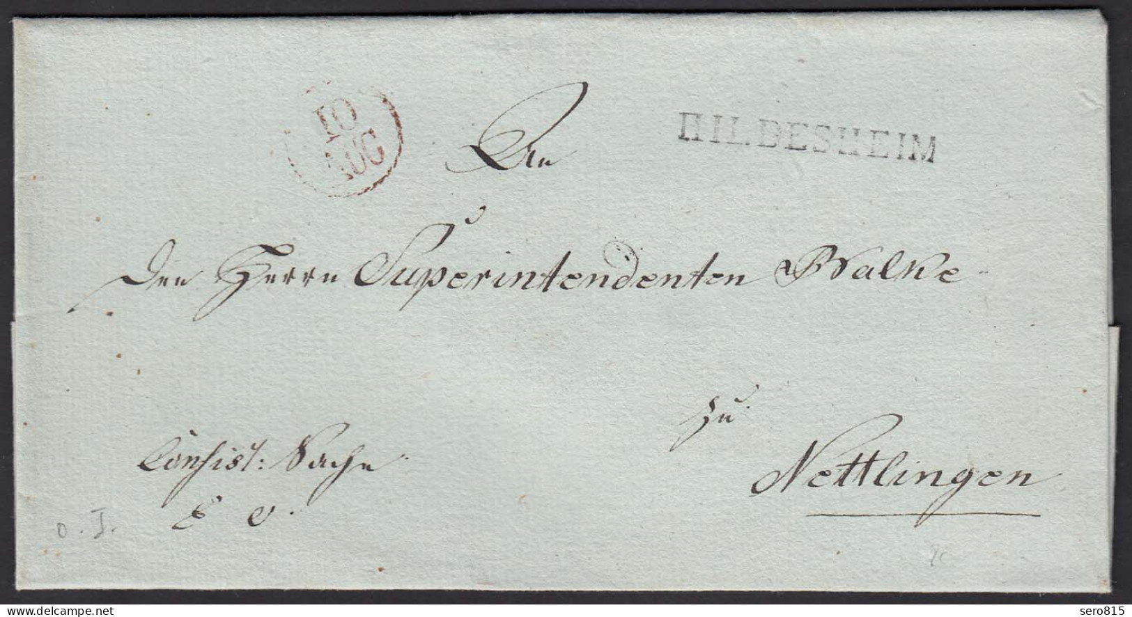 Altdeutschland Umschlag  HILDESHEIM L1s - NETTLINGEN  (15935 - Autres & Non Classés