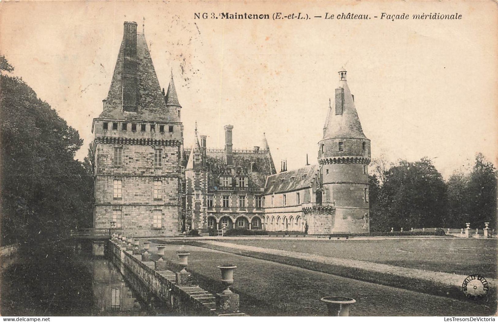 FRANCE - Maintenon - Le Château - Façade Méridionale - Carte Postale Ancienne - Maintenon