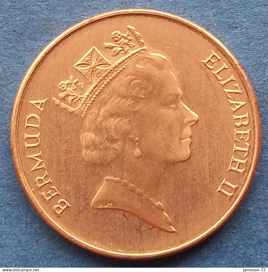 BERMUDA - 1 Cent 1997 "Wild Boar" KM# 44b Elizabeth II Decimal Coinage (1970-2022) - Edelweiss Coins - Bermuda