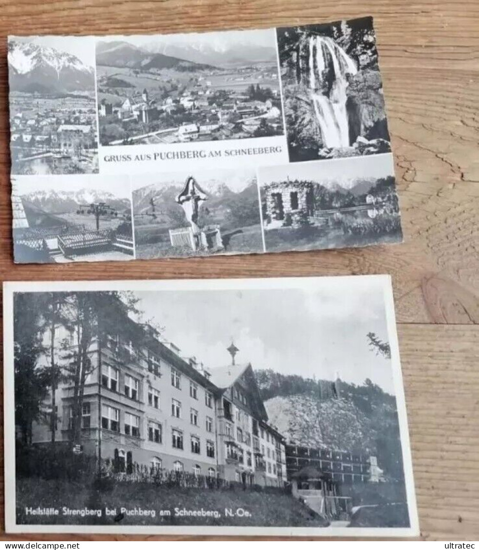 5x AK "PUCHBERG AM SCHNEEBERG NÖ" SCHÖNE ALTE POSTKARTEN VINTAGE SW NOSTALGIE  Tolles Zeitdokumente  Heimat Sammler - Schneeberggebiet