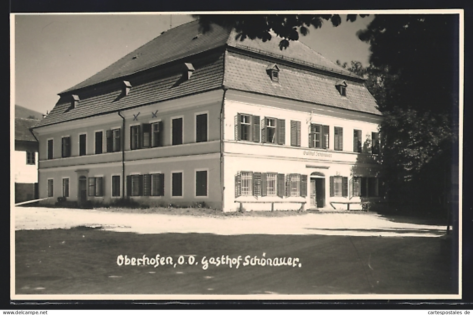 AK Oberhofen /O.-Ö., Gasthof Schönauer  - Autres & Non Classés