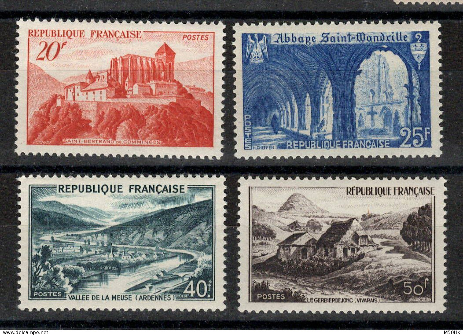 YV 841A à 843 N** MNH Luxe Complète , Touristique 1949 , Cote 22 Euros - Neufs