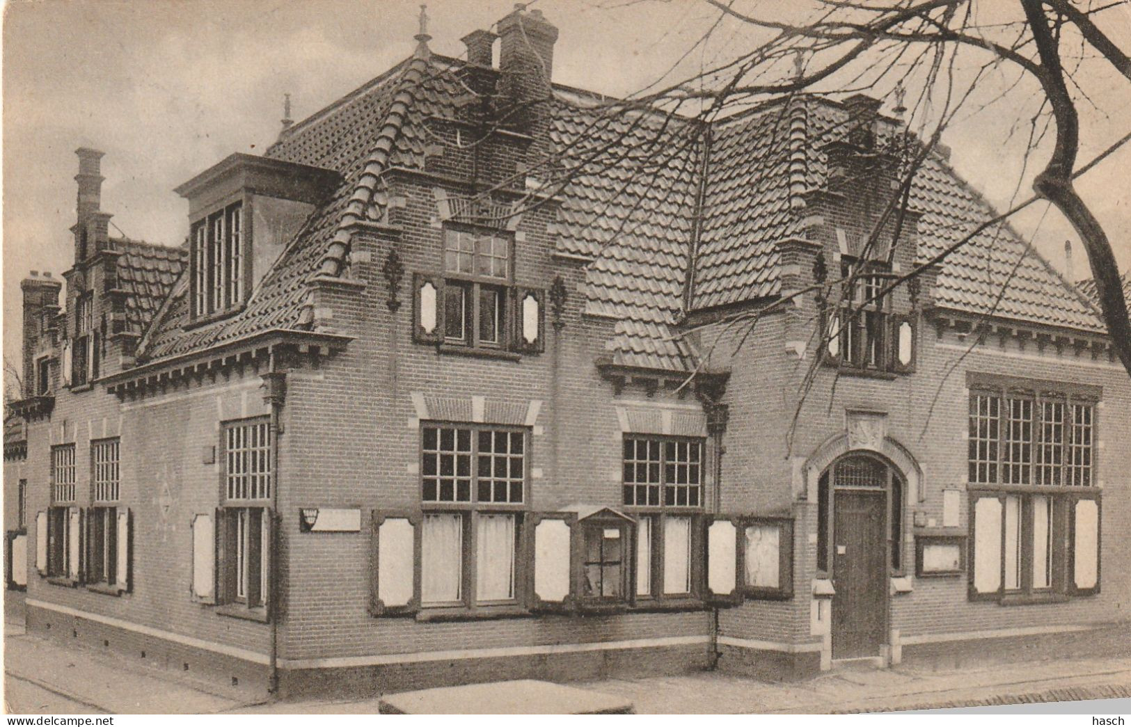 4934 153 Bergen, Raadhuis. 1946.  - Andere & Zonder Classificatie