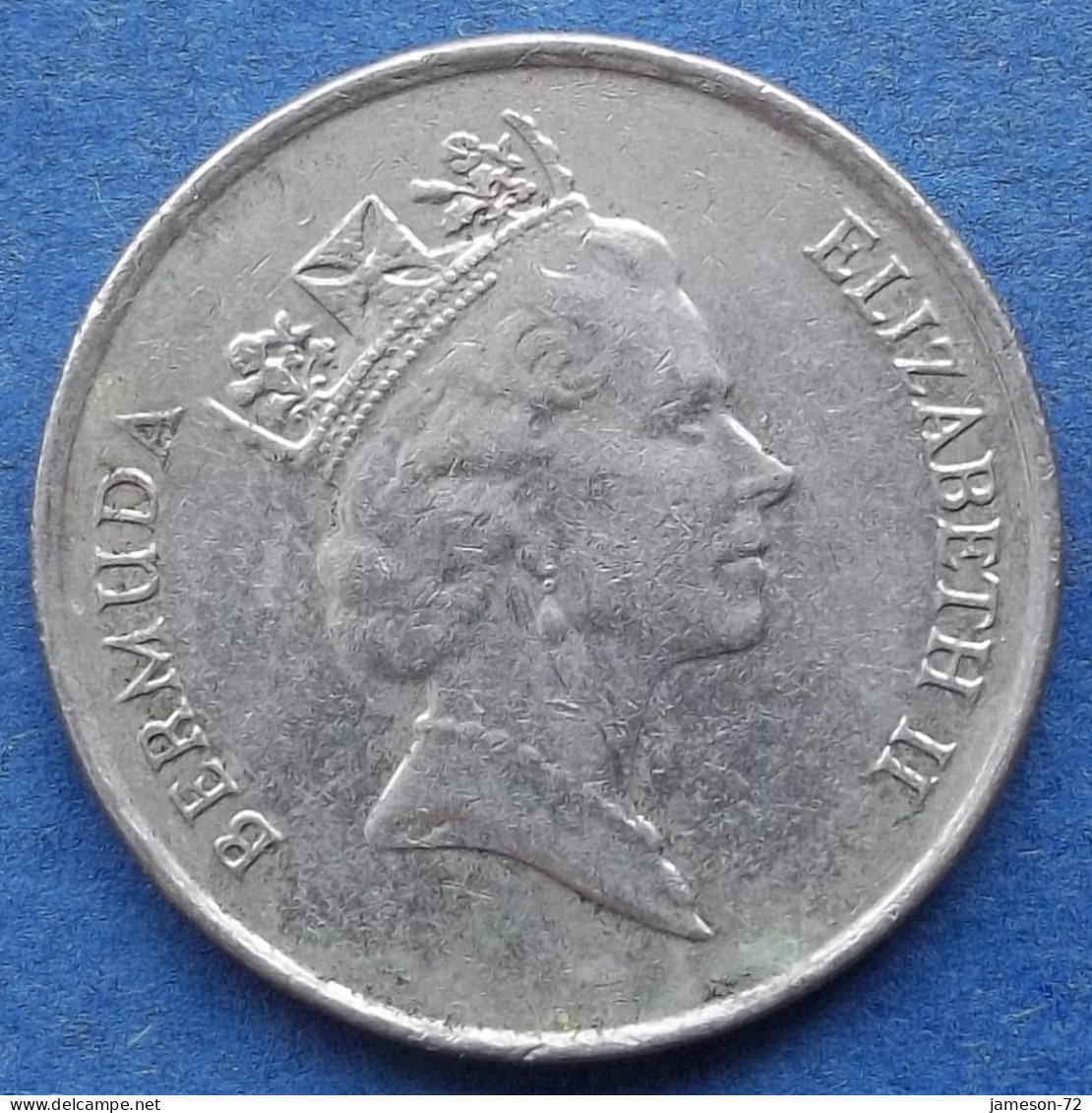BERMUDA - 25 Cents 1995 "White-tailed Tropicbird" KM# 47 Elizabeth II Decimal Coinage (1970-2022) - Edelweiss Coins - Bermuda