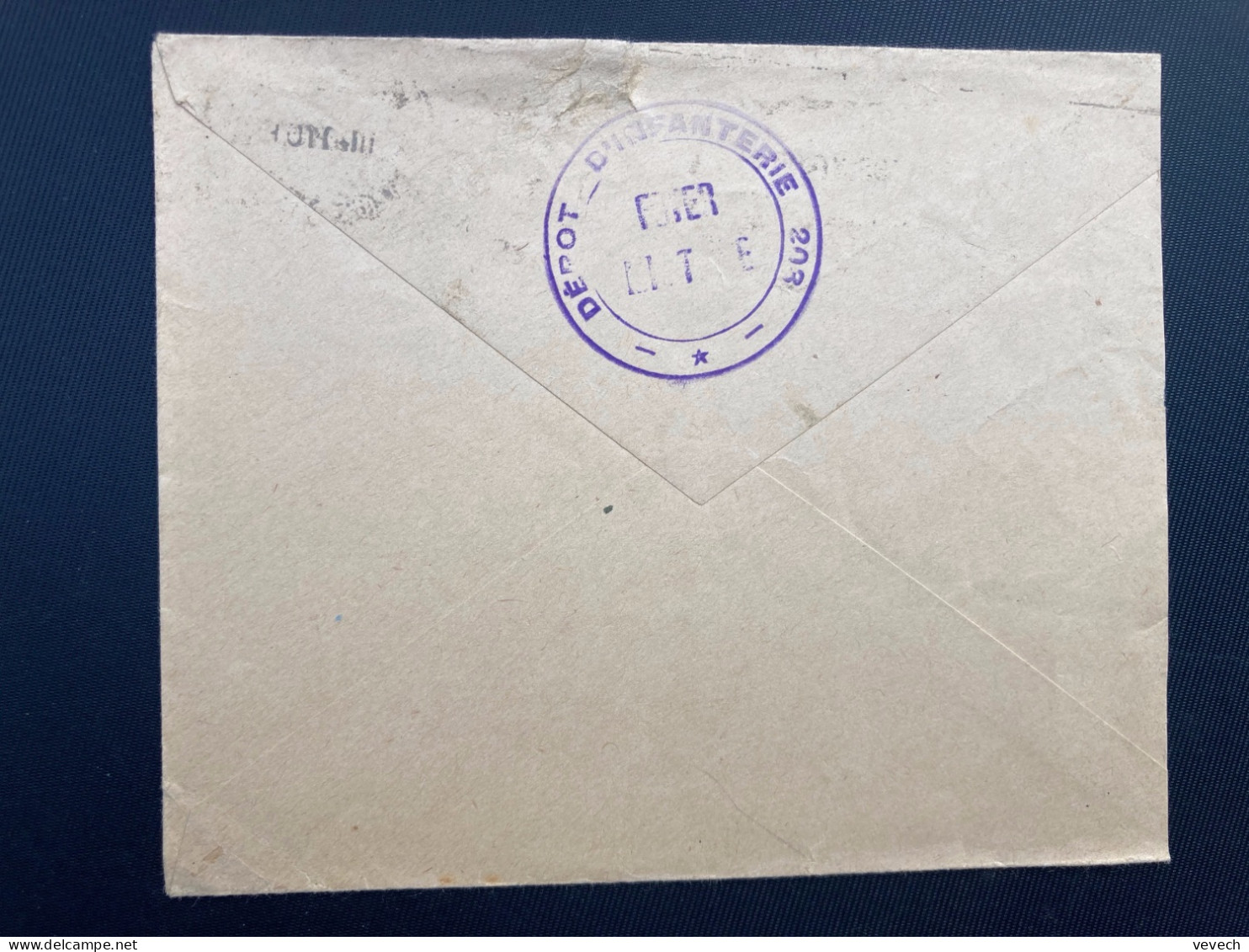 LETTRE En FM OBL.MEC.29 III 40 EPINAL RP VOSGES (88) DEPOT D'INFANTERIE 203 - Guerre De 1939-45