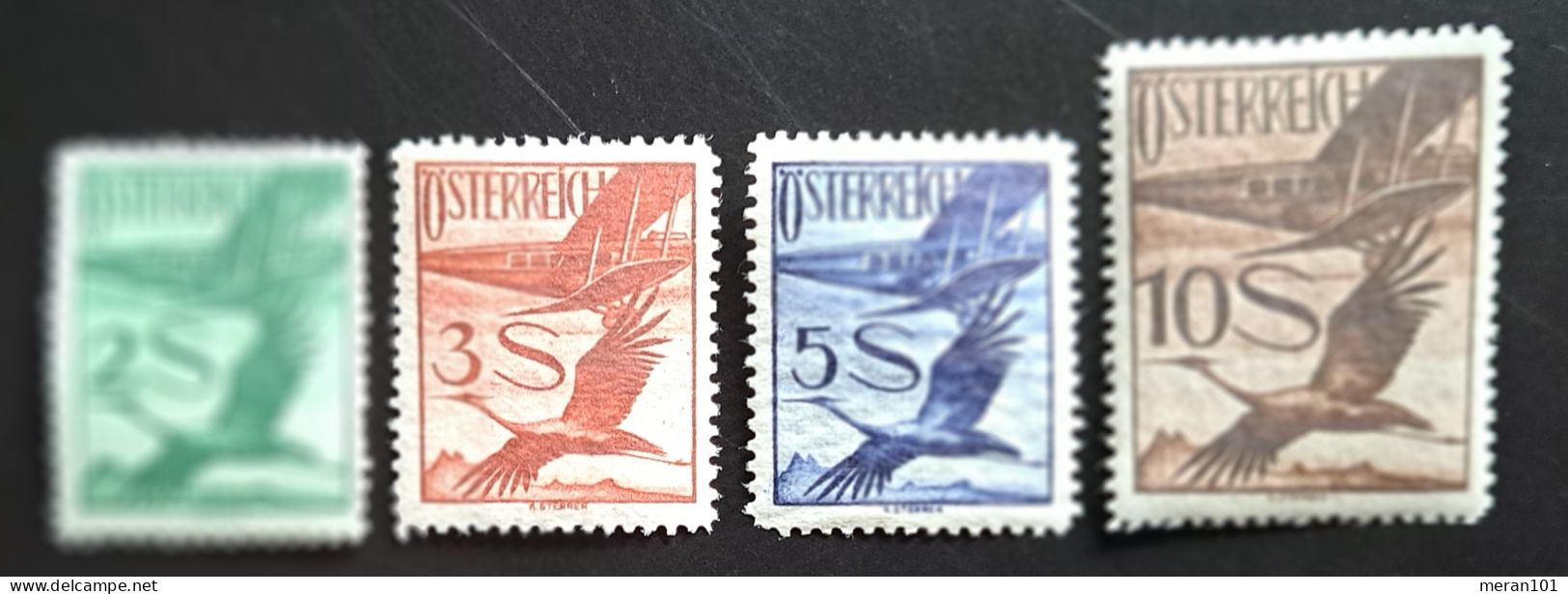 Österreich FLUGPOST 1925, Mi 484-87 MH(ungebraucht) - Nuevos