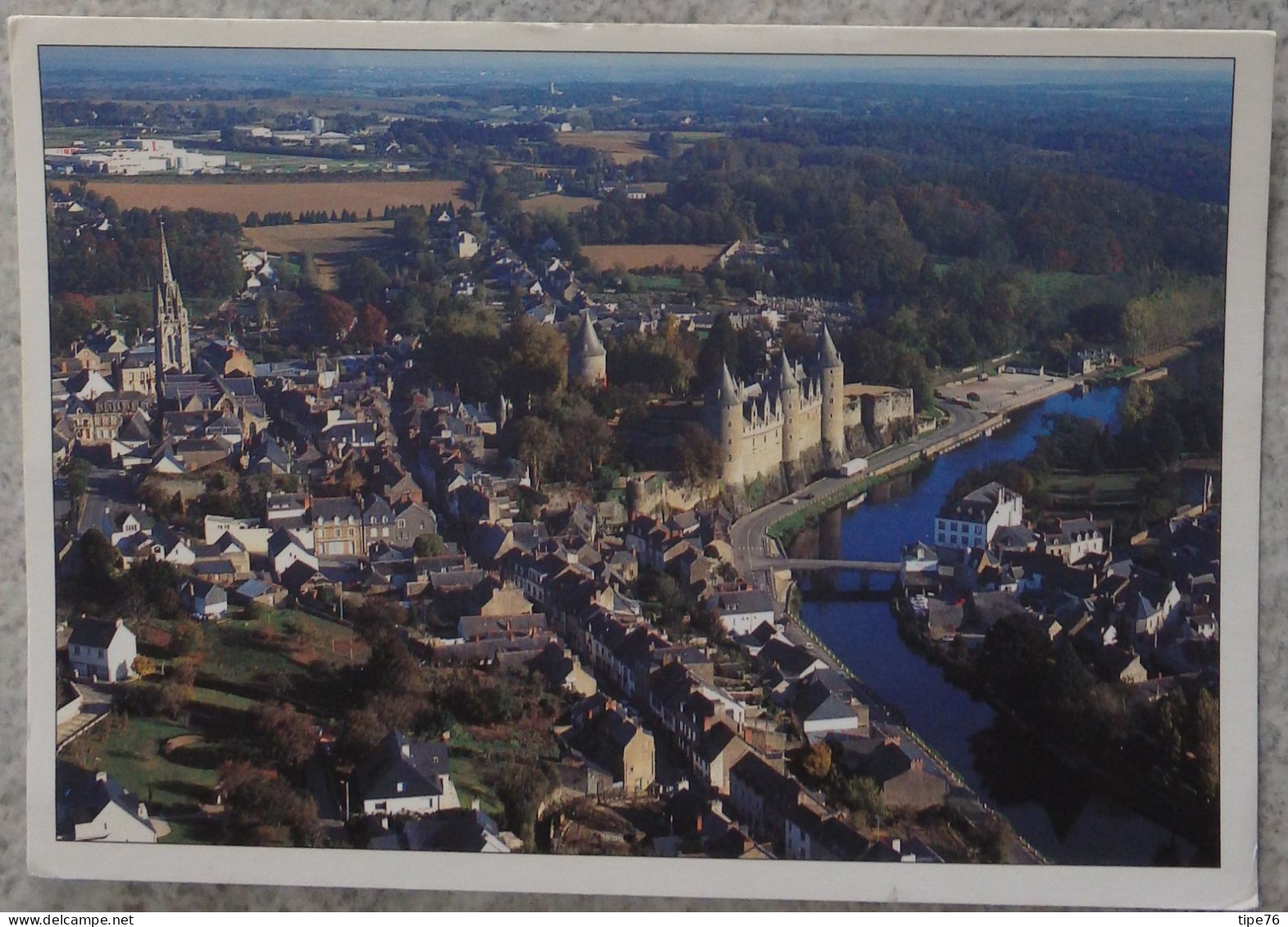 56 Morbihan CPM Josselin Et Son Château Vue Générale - Josselin