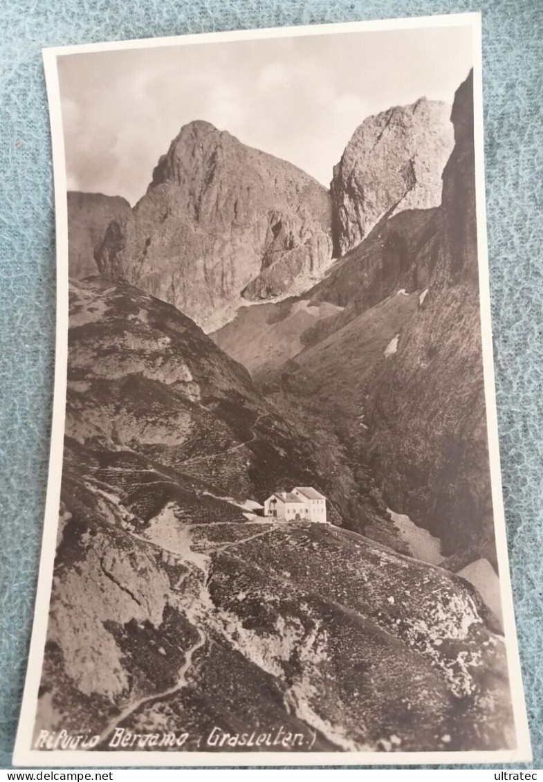 AK "Grasleitenhütte – Rifugio Bergamo Südtirol Ca. 1930" Berghütte  Schöne Alte Postkarte, VINTAGE ANTIK ANSICHTSKARTE - Altri & Non Classificati