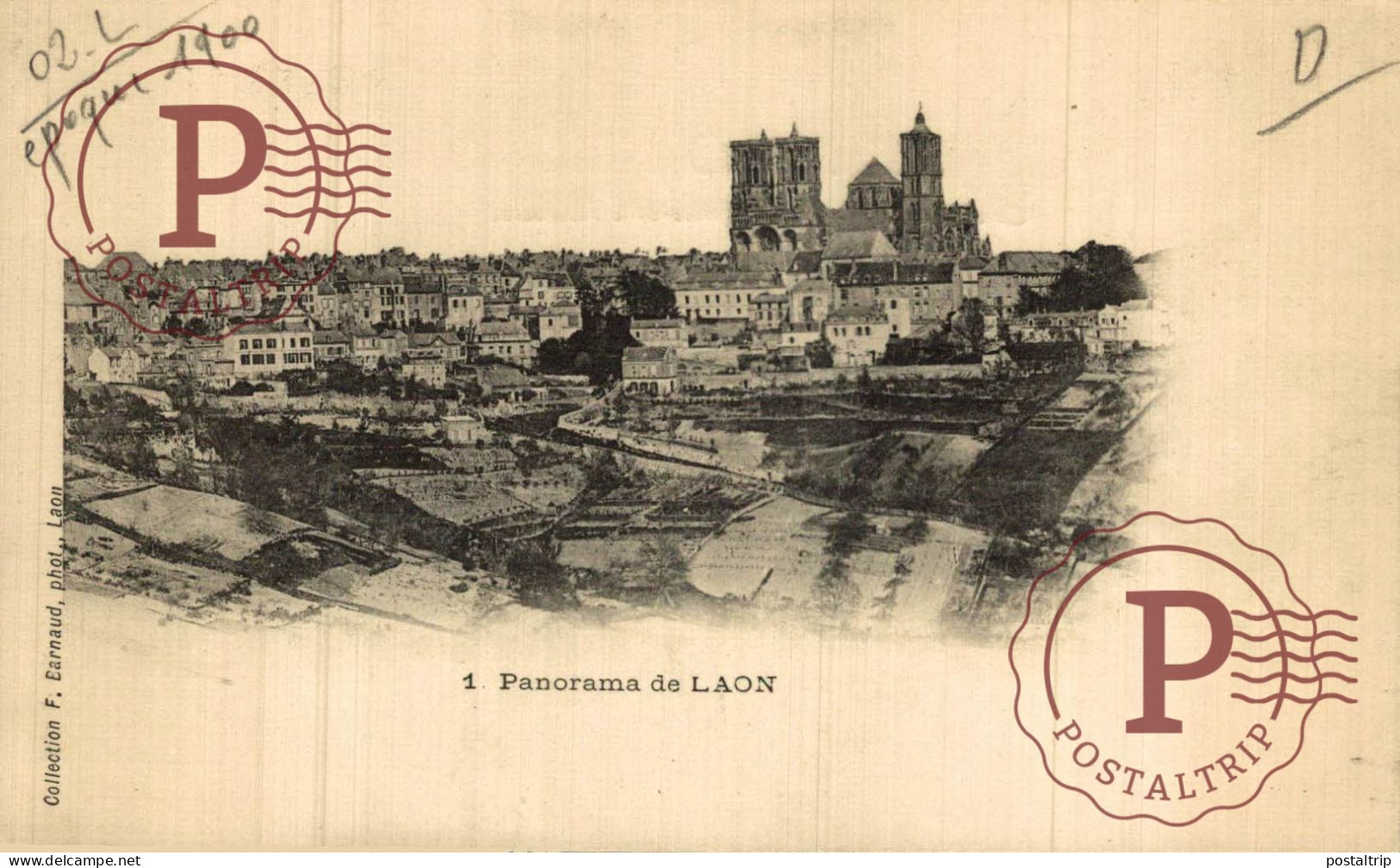 FRANCIA. FRANCE. Laon - Panorama - Laon