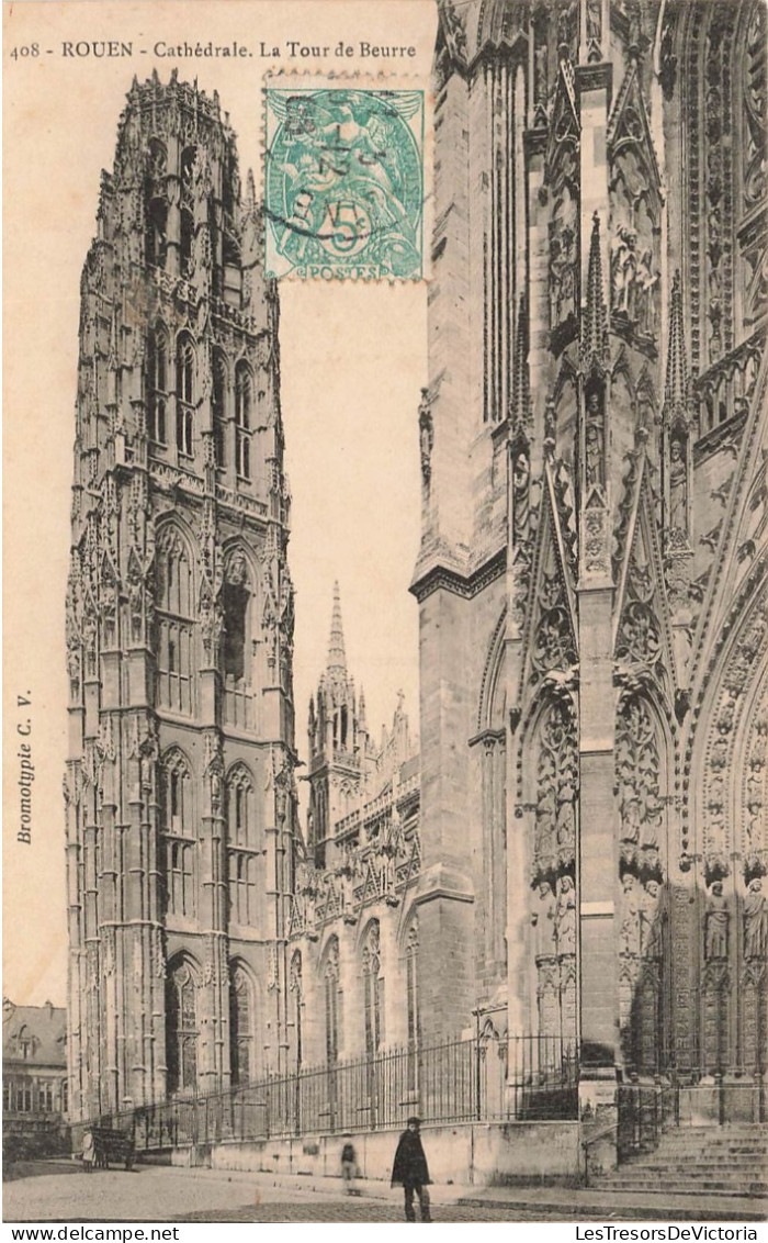 FRANCE - Rouen - Cathédrale - La Tour De Beurre - Carte Postale Ancienne - Rouen