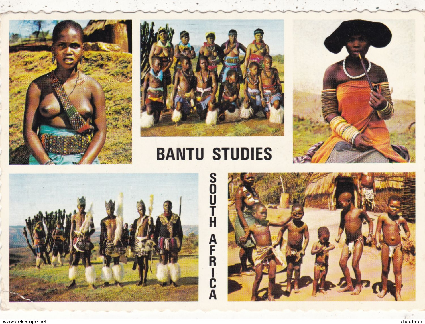 AFRIQUE DU SUD. MULTIVUES.. " BANTU STUDIES ". ANNÉE 1976 + TEXTE + TIMBRE - Afrique Du Sud