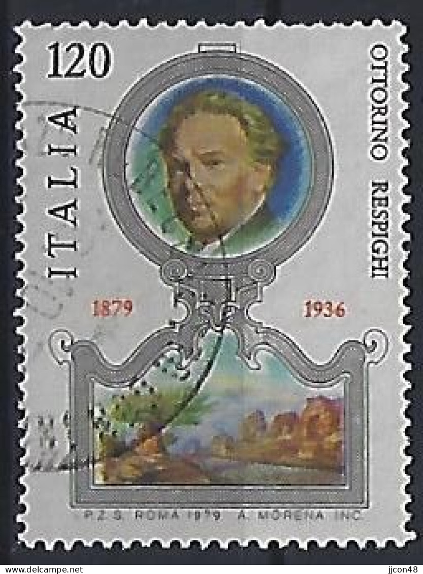 Italy 1979  Ottorino Respighi (o) Mi.1667 - 1971-80: Gebraucht