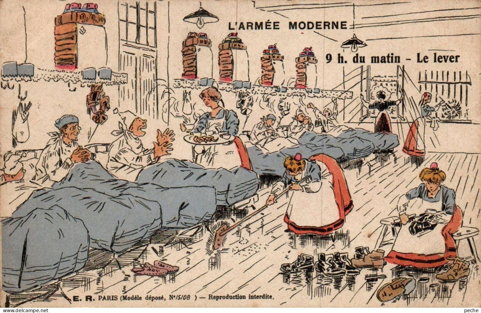 N° 2514 W -cpa Illustrateur -l'armée Moderne - - Humour