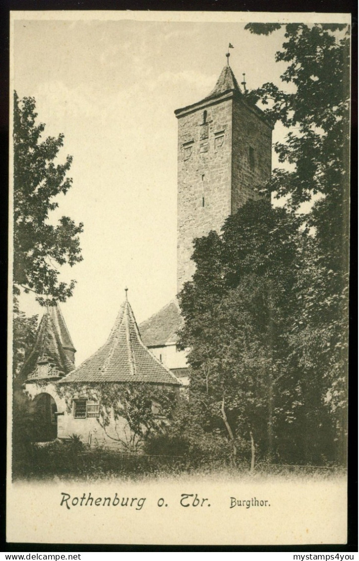 Ak Germany, Rothenburg O.d. Tauber | Burgthor #ans-1963 - Rothenburg O. D. Tauber