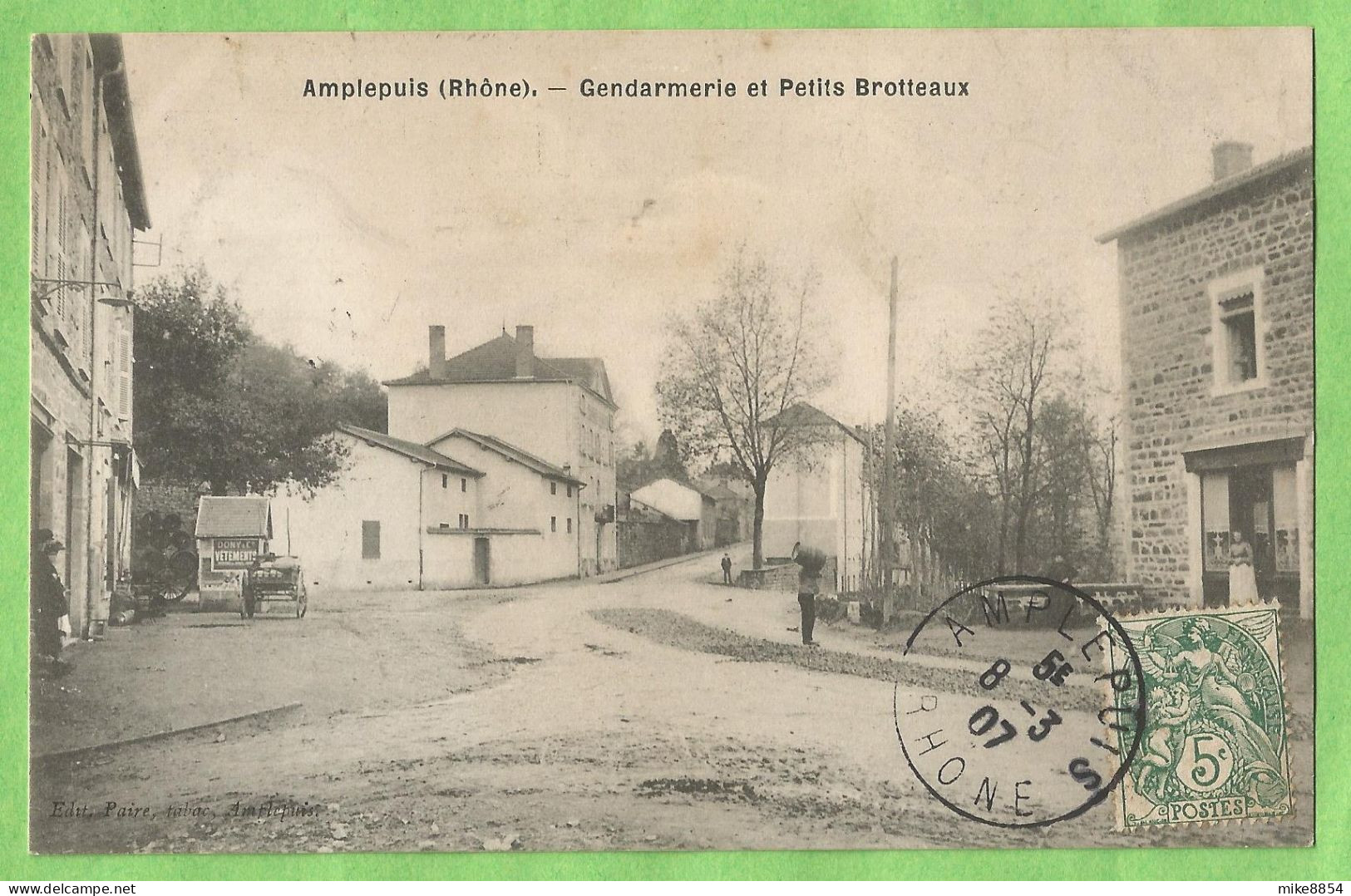 A171  CPA  AMPLEPUIS  (Rhône)  Gendarmerie  Et Petits Brotteaux   +++++ - Amplepuis