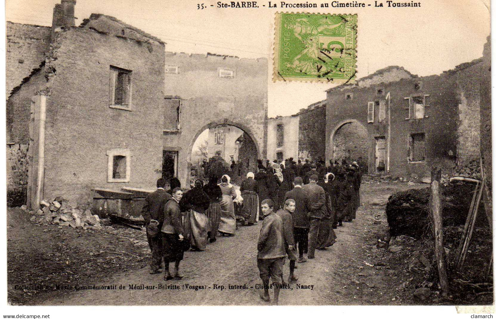 MOSELLE-Sainte-Barbe-La Procession Au Cimetière-La Toussaint-35 - Forbach