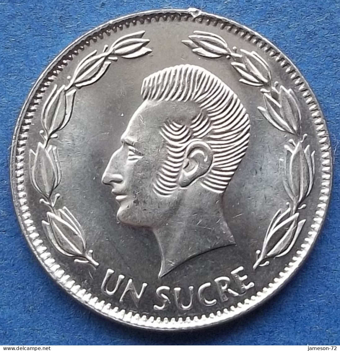 ECUADOR - 1 Sucre 1988 KM# 89 Decimal Coinage (1872-1999) - Edelweiss Coins - Equateur