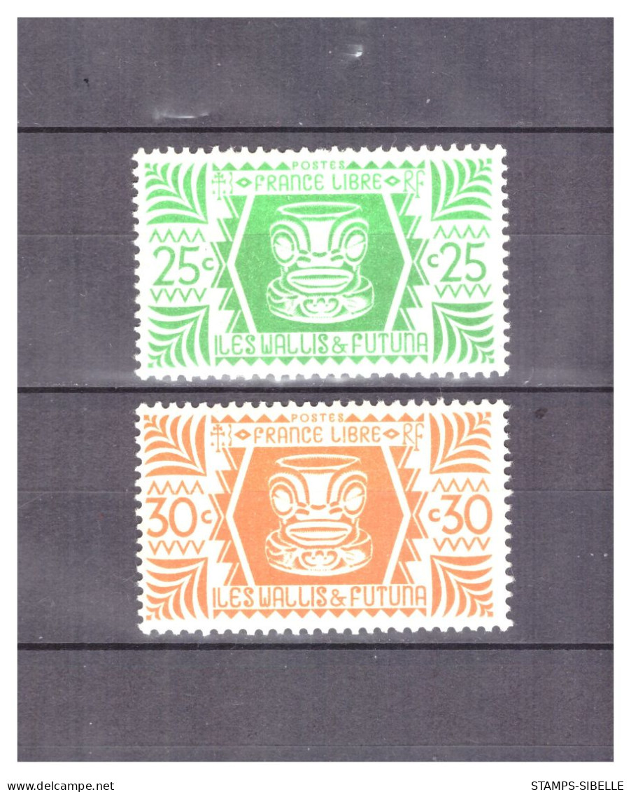 WALLIS  ET  FUTUNA   . N ° 135 / 136  . 2    VALEURS   . NEUVES    * . SUPERBE . - Unused Stamps