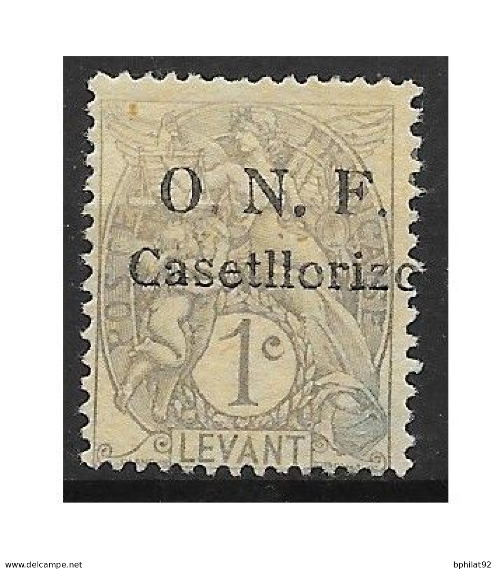 !!! CASTELLORIZO, TYPE BLANC N° 14A(A) VARIÉTÉ DE SURCHARGE " CASETLLORIZO " NEUF SANS GOMME - Neufs