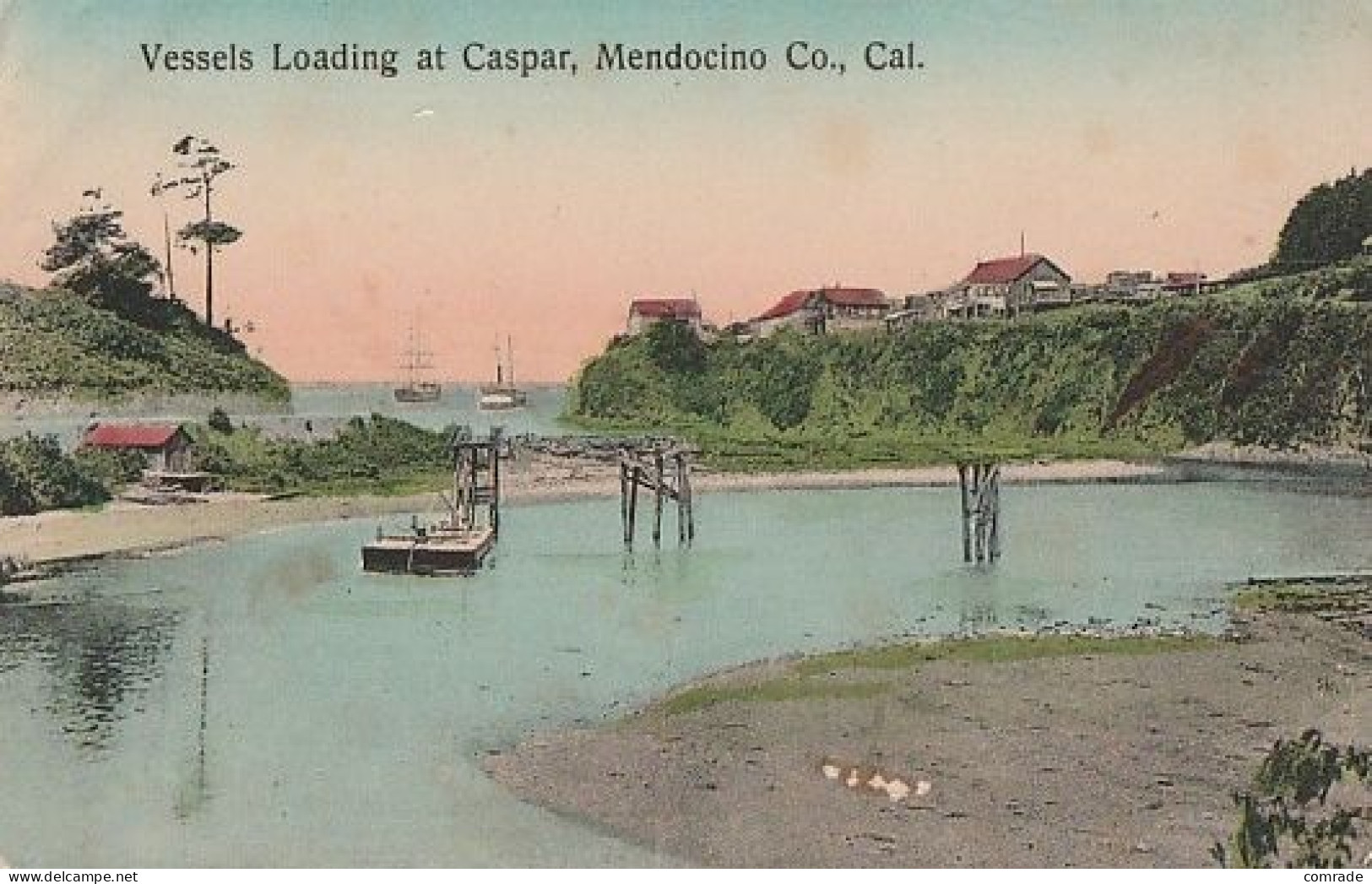 Vessels Loading At Caspar Mendocino Co - Other & Unclassified